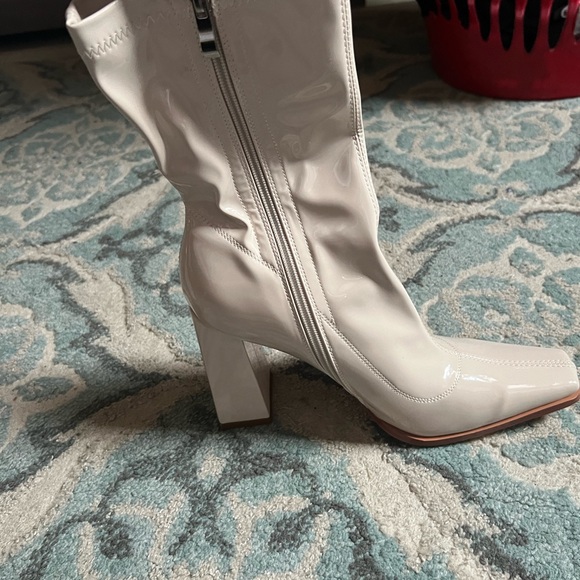 Dolls kill white boots size 10 - Picture 5 of 7